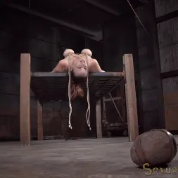 Bella Rossi in 'Insex' Busty Bella Rossi bound to a bed, vibrated to orgasm and deepthroated by 10 inch BBC! (Thumbnail 4)