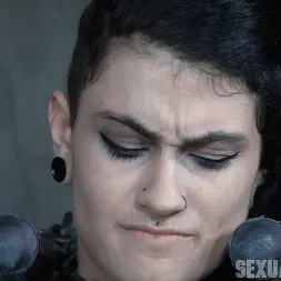 Lydia Black in 'Insex' is bound in a custom face fucking device, throated and made to cum over and over! (Thumbnail 3)