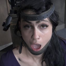 Lydia Black in 'Insex' is locked into the automatic blowjob machine and sucks two giant dicks! (Thumbnail 3)