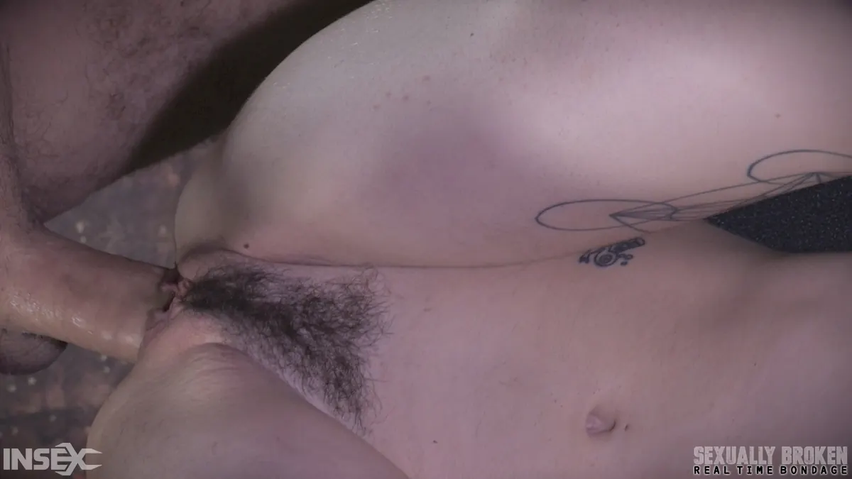 Insex 'is locked into the automatic blowjob machine and sucks two giant dicks!' starring Lydia Black (Photo 9)