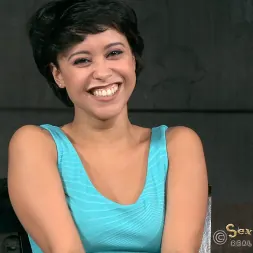 Mia Austin in 'Insex' Eager and willing Mia Austin handcuffed and roughly fucked with messy drooling deepthroat! (Thumbnail 2)